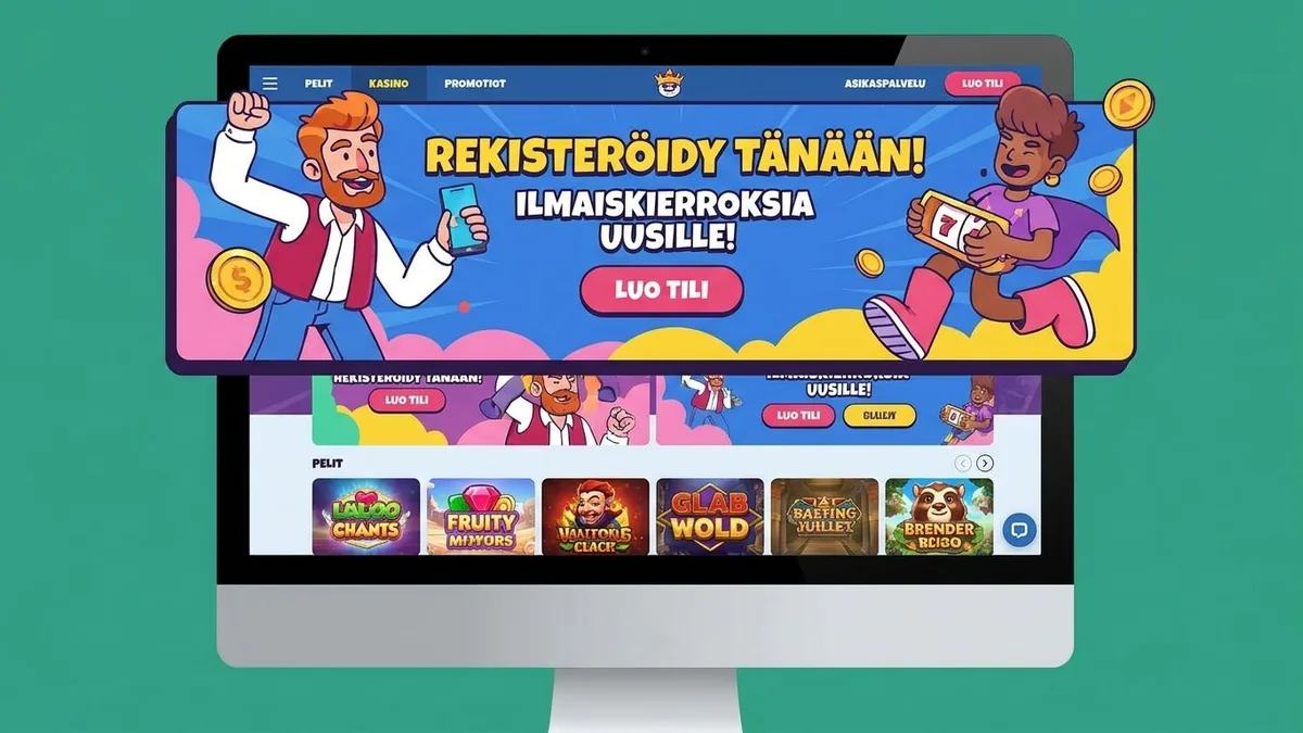 Rekisteröidy bonuksen kanssa